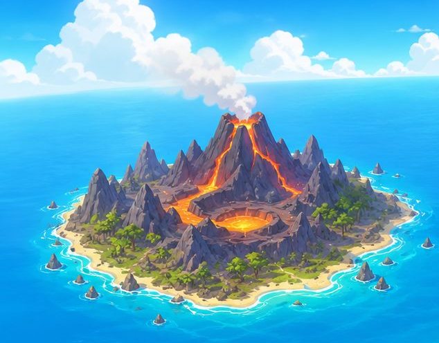 Volcano island